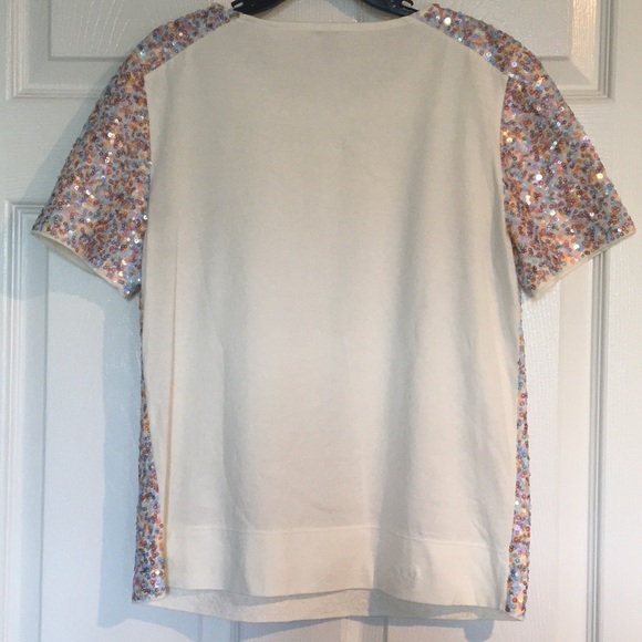 JCrew Cluster Sequin Tee - Picture 4 of 8